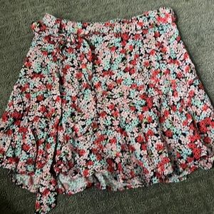 Flower mini skirt